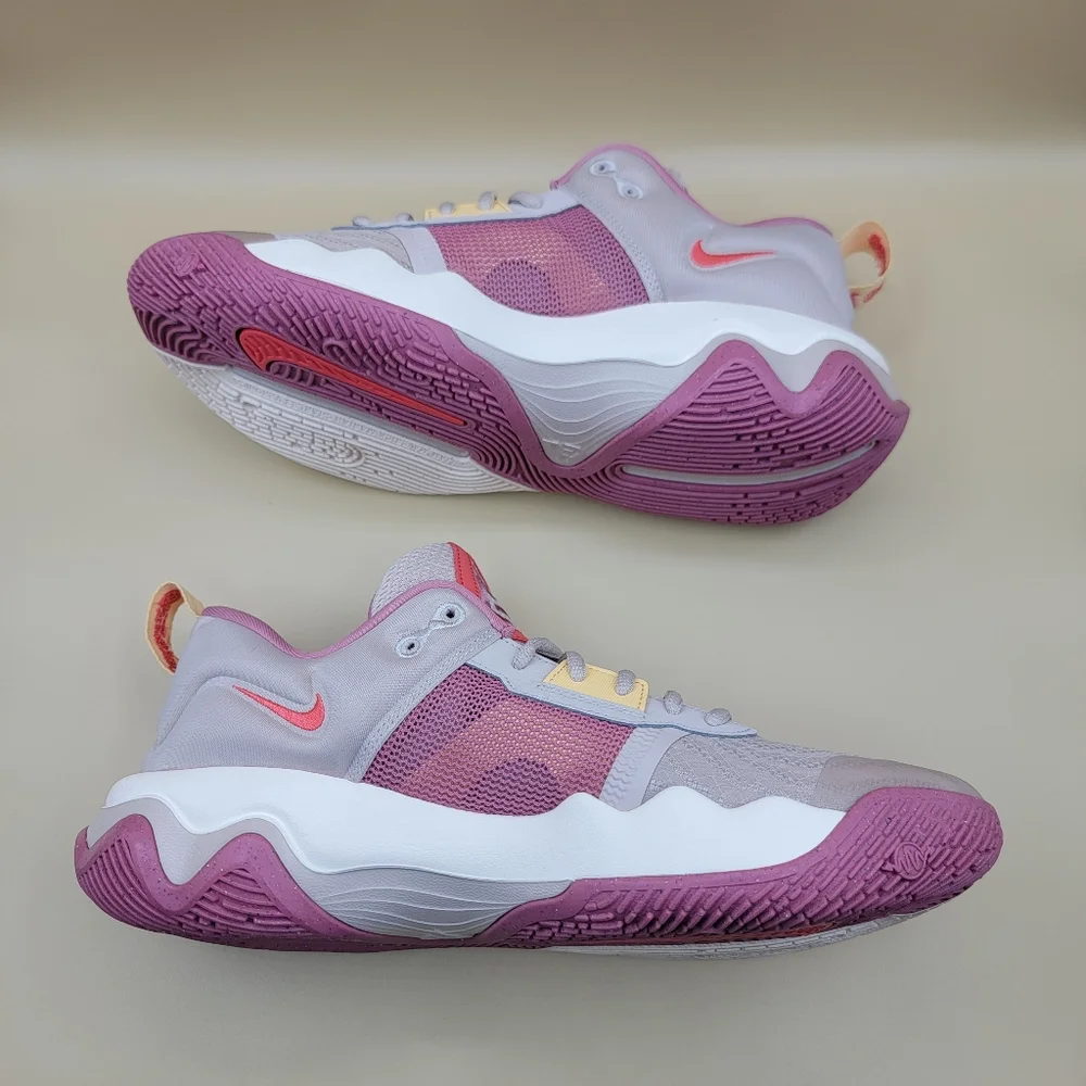 Nike Giannis Immortality 3 Mens Basketball Shoes Size 10 Fossil Stone Purple New